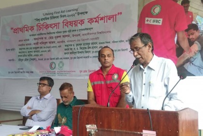 জাবিতে গাড়ি চালকদের প্রাথমিক চিকিৎসা বিষয়ক প্রশিক্ষণ