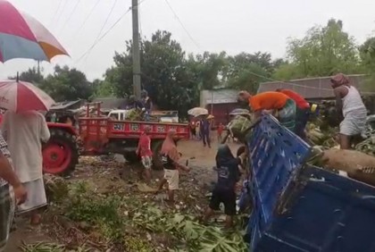 নিয়ন্ত্রণ হারিয়ে মালবাহী ট্রাক সবজির হাটে, নিহত ৪