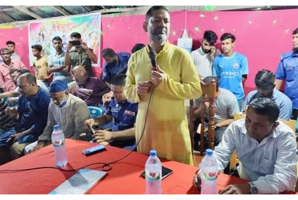 গলাচিপার পূজামণ্ডপ পরিদর্শনে সংসদ সদস্য  