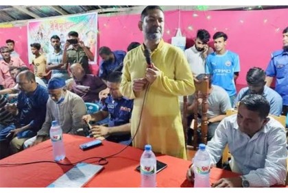 গলাচিপার পূজামণ্ডপ পরিদর্শনে সংসদ সদস্য  