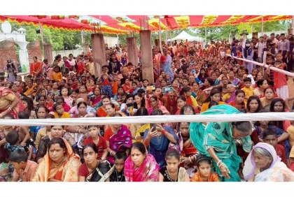হবিগঞ্জ রামকৃষ্ণ মিশনে কুমারী পূজা অনুষ্ঠিত