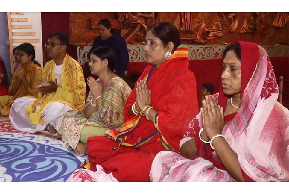 বরিশালে মহানবমী অনুষ্ঠিত