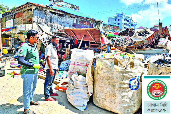 পরিবেশ রক্ষায় প্লাস্টিক পলিথিন সংগ্রহ   