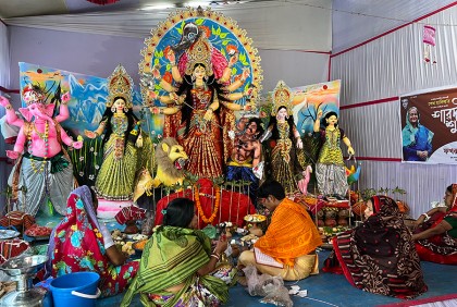 বিহিতপূজার মাধ্যমে আনুষ্ঠানিকতা শুরু