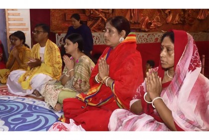 বরিশালে মহানবমী অনুষ্ঠিত