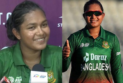 অভিষেকেই হ্যাটট্রিক, উচ্ছ্বসিত ফারিহা তৃষা যা বললেন