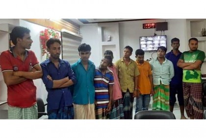 বিরামপুরে ১১ জুয়াড়ি আটক