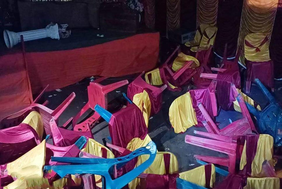 বিয়ে বাড়িতে ফুল ছেঁড়া নিয়ে সংঘর্ষ, আহত ৬