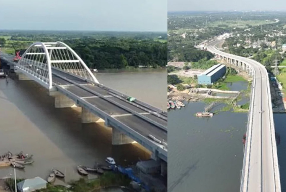 মধুমতি ও তৃতীয় শীতলক্ষ্যা সেতু উদ্বোধন করলেন প্রধানমন্ত্রী

