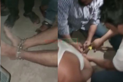 ডিবি পরিচয়ে তুলে নেওয়া ছাত্রদল নেতাকে শেকলে বাঁধা অবস্থায় উদ্ধার
