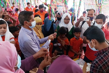 মোরেলগঞ্জে সাড়ে ৪৫ হাজার শিশু পাবে করোনা ভ্যাকসিন