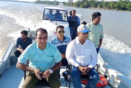 বাগেরহাটে ইলিশ রক্ষা অভিযানে দেড় 
লাখ মিটার জাল জব্দ