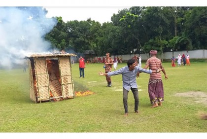 কুড়িগ্রামে  
অগ্নিকাণ্ড ও ভূমিকম্প বিষয়ক মহড়া অনুষ্ঠিত