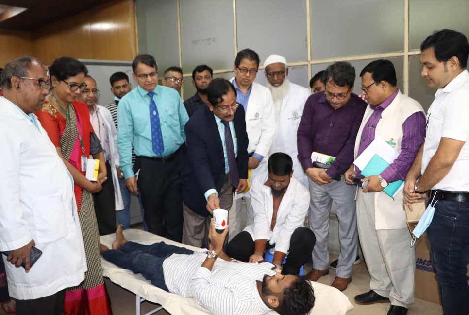 বিএসএমএমইউয়ের রক্ত পরিসঞ্চালন বিভাগের সুবর্ণজয়ন্তী