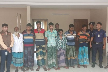 কুষ্টিয়ায় আন্তঃজেলা ডাকাত দলের সাত সদস্য গ্রেফতার
