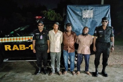 গাজীপুরে ব্যবসায়ী হত্যাকাণ্ডে জড়িত অভিযোগে তিনজন গ্রেফতার