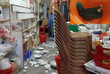 মুরগি ভেঙেছে গ্লাস-প্লেট, বসছে শালিস