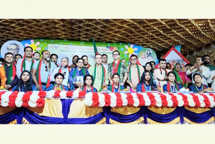 মসিকের বর্ণিল সংবর্ধনায় কলসিন্দুরের নারী ফুটবলাররা 
