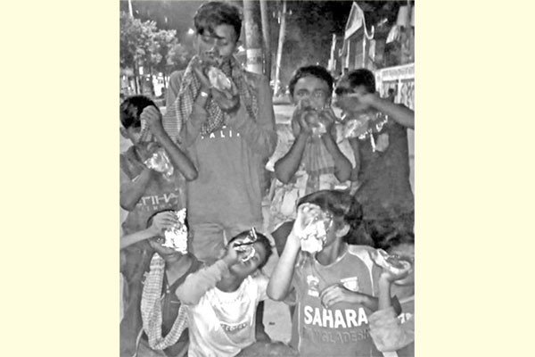 হবিগঞ্জে পথশিশুদের ‘ড্যান্ডি’ আসক্তি