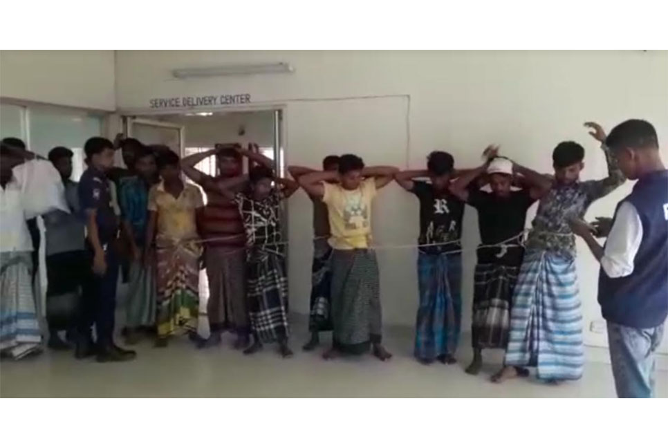 শরীয়তপুরে মা ইলিশ রক্ষার অভিযানে গ্রেফতার ৭২ জন জেলে