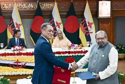 ব্রুনাইয়ের সঙ্গে এক চুক্তি, তিন সমঝোতা স্মারক সই 

