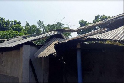 নাটোরে আগুনে পুড়ে ছাই কৃষি পণ্য