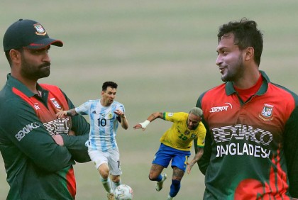 ব্রাজিলের খেলা দেখবেন তামিম, সাকিব আর্জেন্টিনার