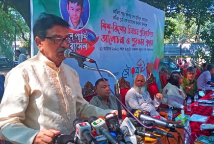 শেখ রাসেল পৈশাচিক হত্যাকাণ্ডের নির্মম শিকারের প্রতীক: হানিফ
