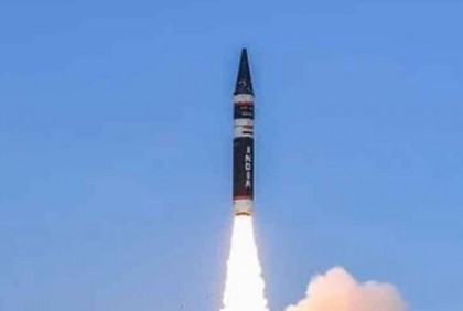 পরমাণুবাহী নতুন প্রজন্মের ব্যালিস্টিক ক্ষেপণাস্ত্রের সফল পরীক্ষা ভারতের
