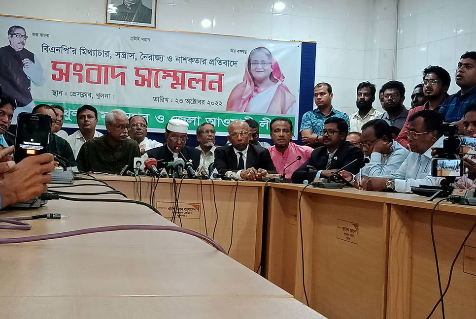 ‘‌খুলনায় বিএনপি নিজেরাই সংঘর্ষে জড়িয়েছে, ভাঙচুর করেছে’