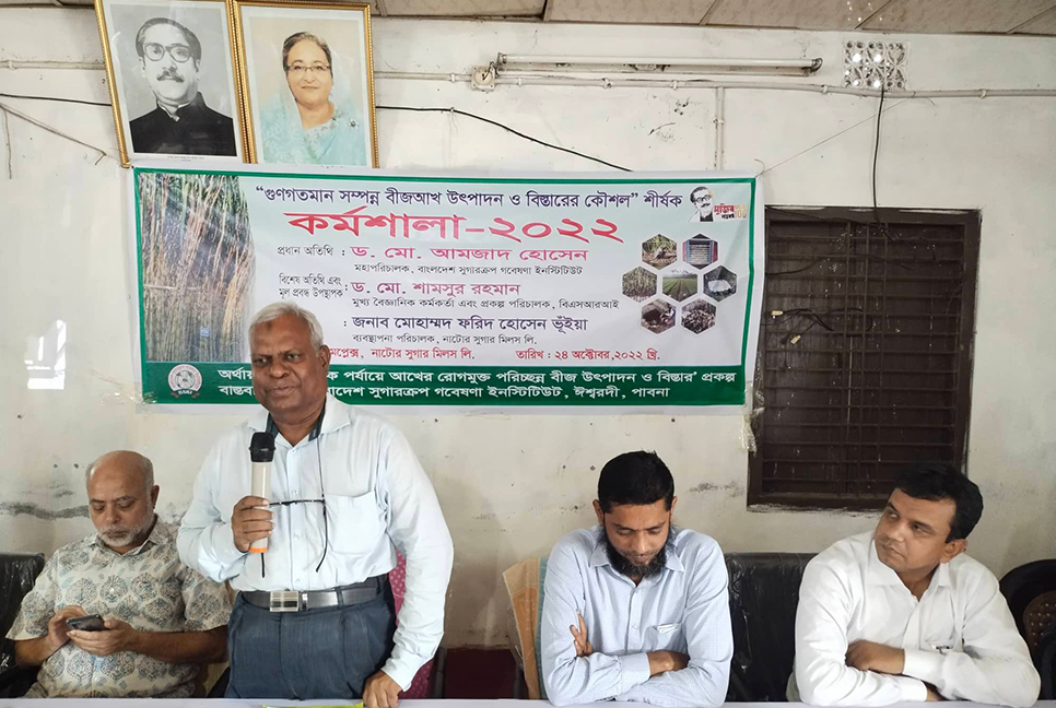 নাটোরে বীজ উৎপাদন ও বিস্তারে কর্মশালা 
