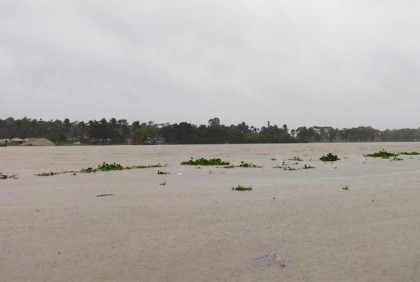পিরোজপুরে ঝড়ো হাওয়া ও বৃষ্টি

