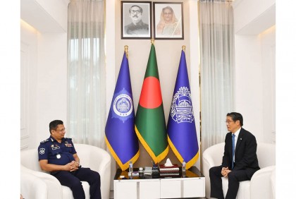 আইজিপির সাথে জাপানের রাষ্ট্রদূতের সাক্ষাৎ 
