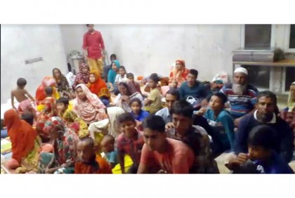 
কলাপাড়ায় মানুষ নির্ঘুম রাত কাটিয়েছে আশ্রয় কেন্দ্রে