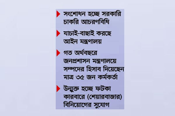 দিতে হবে না সম্পদের হিসাব