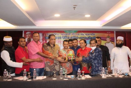 মালয়েশিয়া আওয়ামী লীগ সহ-সভাপতিকে সংবর্ধনা