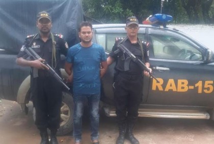 নারায়ণগঞ্জে জাকির হত্যা মামলার আসামি গ্রেফতার