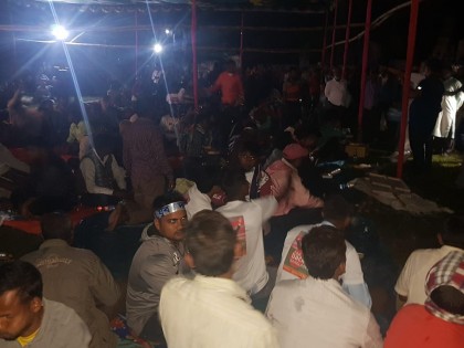 সমাবেশস্থলে রাত কাটালেন বিএনপির হাজারো নেতাকর্মী