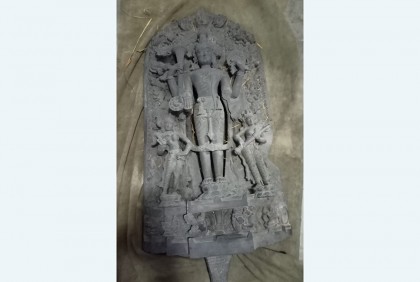 পঞ্চগড়ে কষ্টিপাথর সাদৃশ্য মূর্তি উদ্ধার