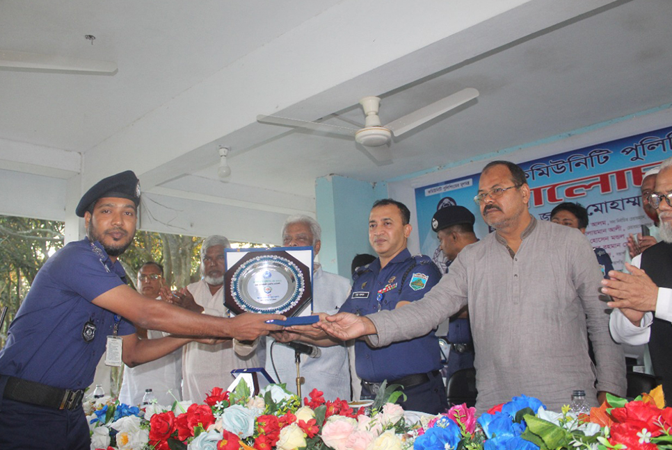 জয়পুরহাটের শ্রেষ্ঠ কমিউনিটি পুলিশিং কর্মকর্তা এসআই এরশাদ 