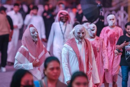 হ্যালোইন উৎসবে মেতেছে সৌদি আরব
