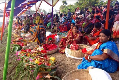 দিনাজপুরে সূর্য পূজা 