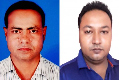 সান্তাহার শহর প্রেসক্লাবের সভাপতি জিললুর, সম্পাদক সোহাগ