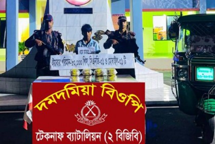 টেকনাফে ৮০ হাজার পিস ইয়াবাসহ আটক ১