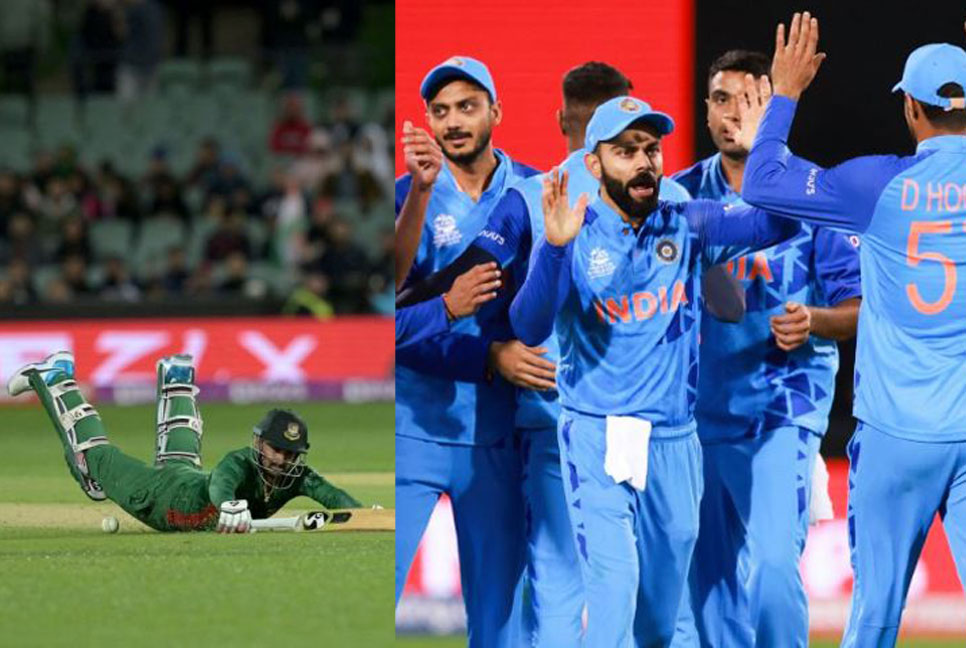 ভেজা মাঠে পা পিছলে রান আউট লিটন, প্রকাশ্যে এল কোহলিদের না পড়ার রহস্য!