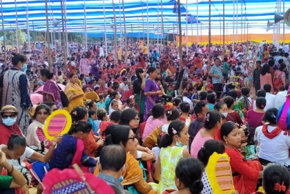 রাঙামাটিতে কঠিন চীবর দান উৎসবে লাখো মানুষের ঢল 