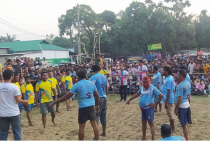 প্রাণবন্ত হা-ডু-ডু খেলা অনুষ্ঠিত