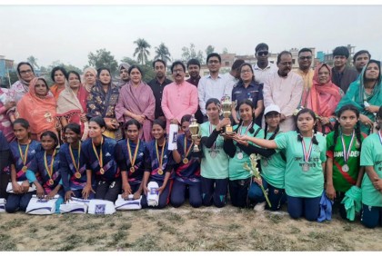 জয়পুরহাটে মহিলা হ্যান্ডবল লিগে ফাইনাল ও পুরস্কার বিতরণ