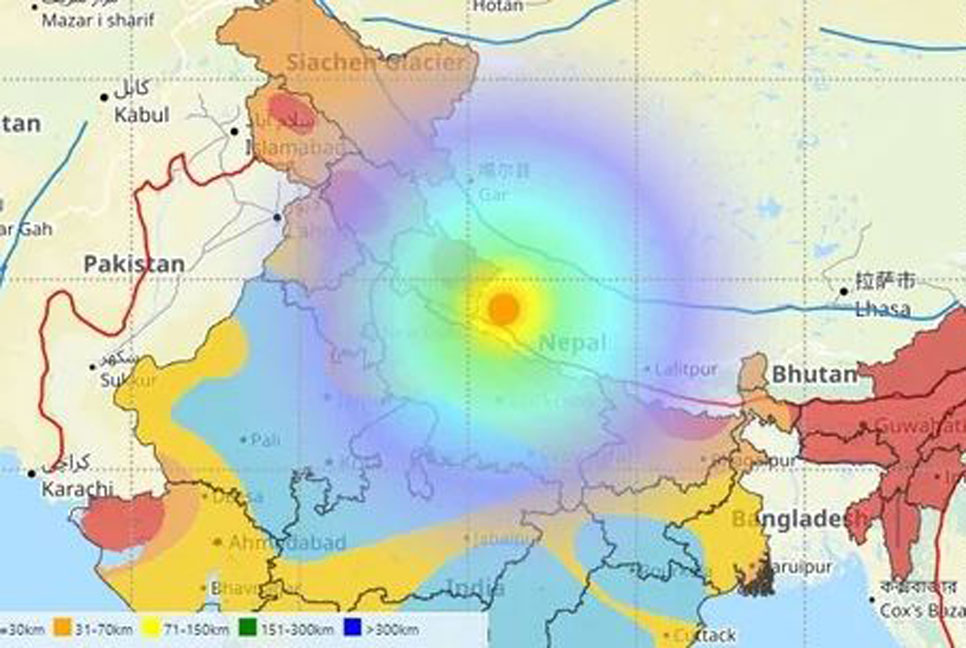 ৬.৩ মাত্রার ভূমিকম্পে কাঁপল নেপাল