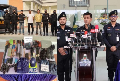 পুলিশ ছদ্মবেশধারী ডাকাত সর্দারসহ গ্রেফতার ২